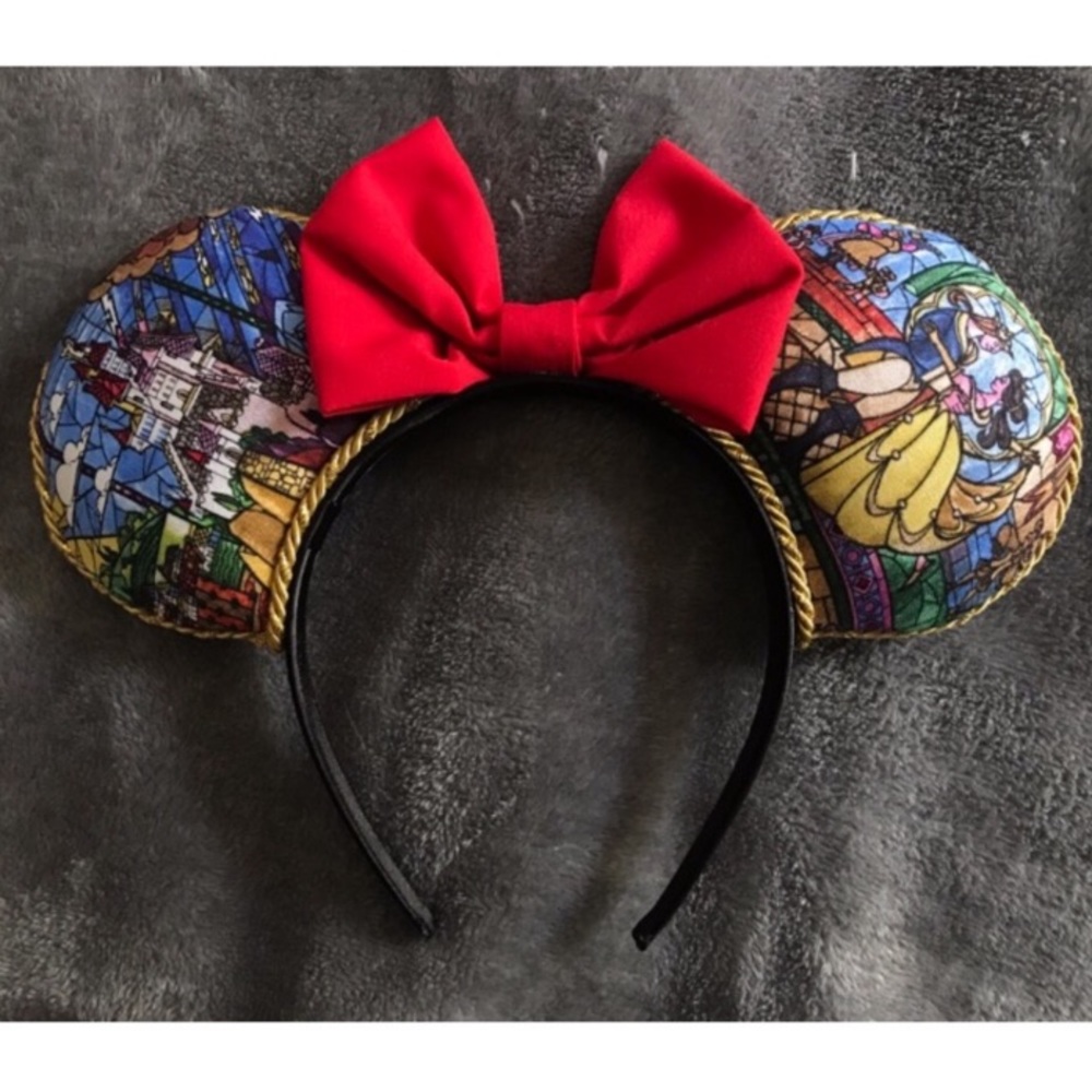 Beauty and the Beast fabric ears